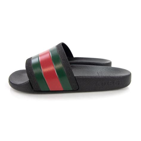 gucci leather sliders|gucci transparent slides.